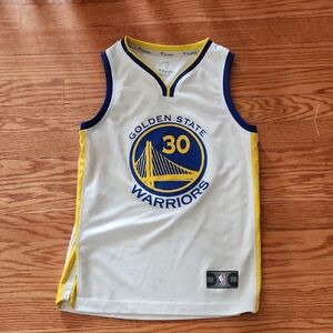 Golden State Warriors Kids Jersey - White and Blue